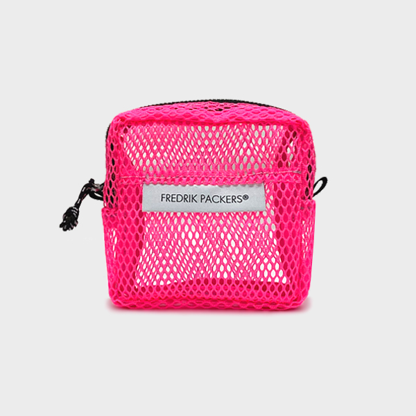 HEXAGON MESH POUCH / SQUARE